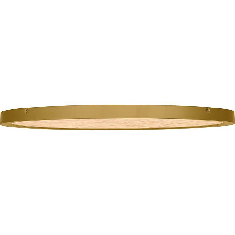 Image 5 Outskirts Integrated LED Brushed Gold Flush Mount with CCT Switch more views