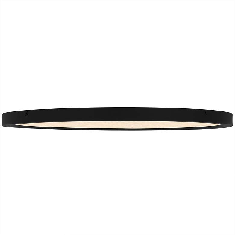 Image 5 Outskirts Integrated LED Earth Black Flush Mount with CCT Switch more views