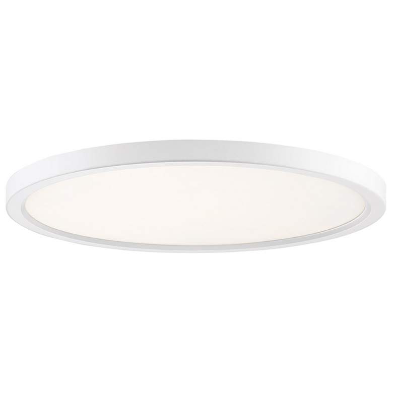 Image 1 Outskirts White Lustre LED Flush Mount