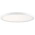 Outskirts White Lustre LED Flush Mount