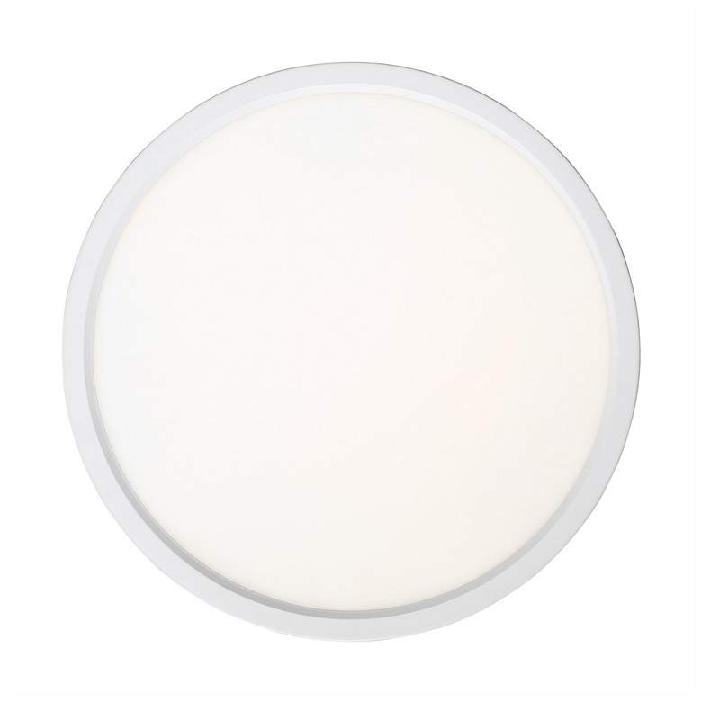 Image 4 Outskirts White Lustre LED Flush Mount more views