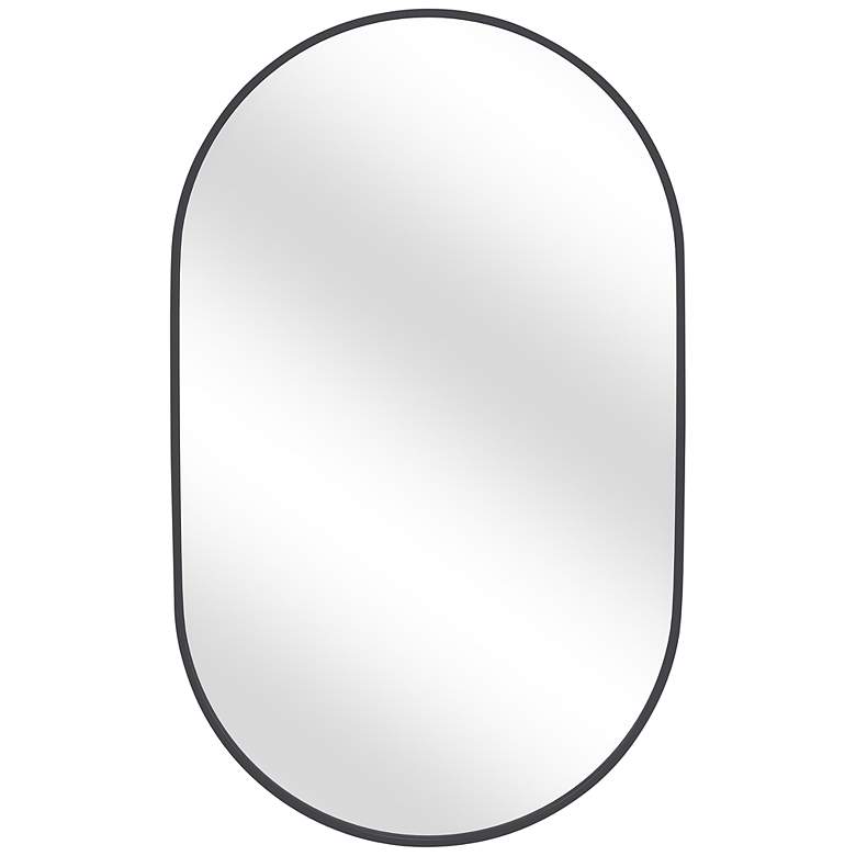 Image 2 Oval 36 inchH Modern Styled Wall Mirror