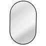 Oval 36"H Modern Styled Wall Mirror