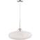 Oval Collection Acrylic 18" Wide Pendant Chandelier