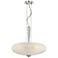 Oval Collection Acrylic 20" Wide Pendant Chandelier