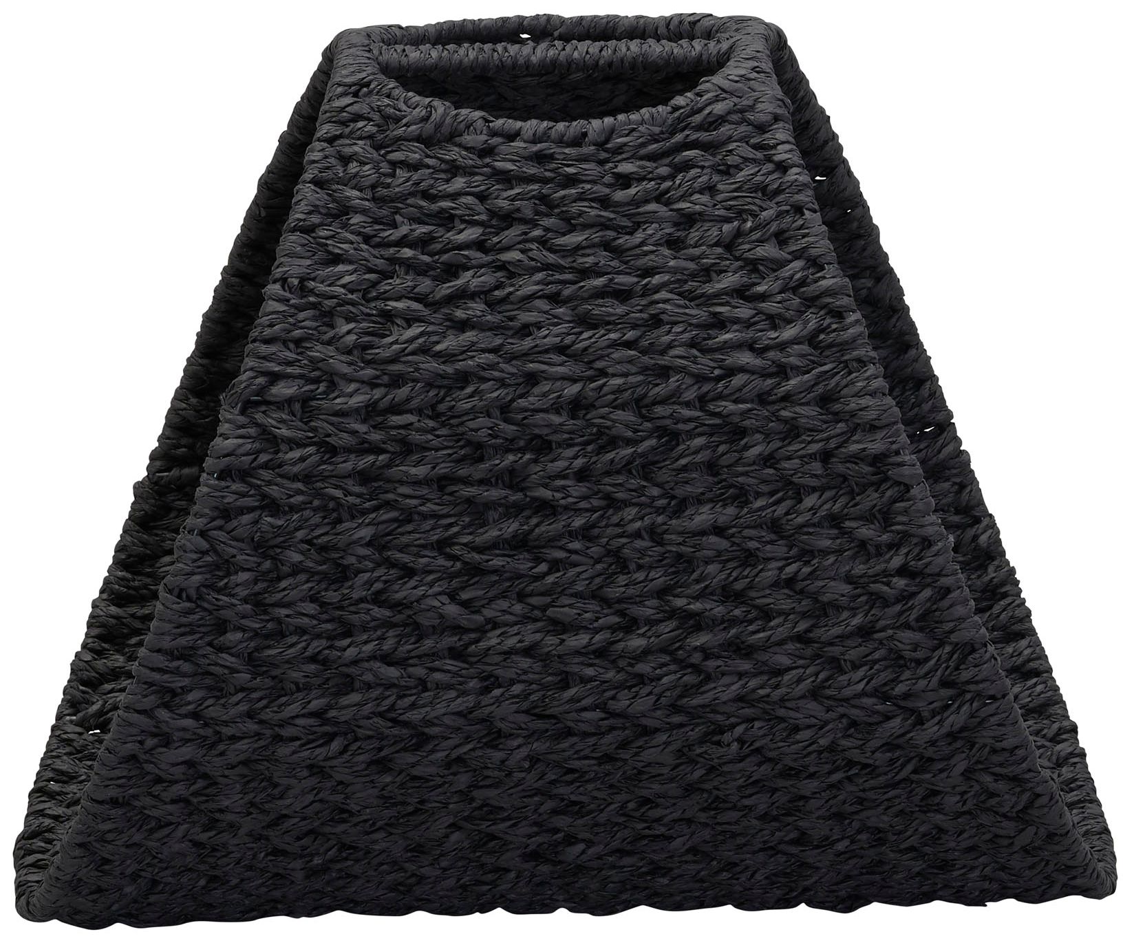 Image 7 Oval Magazine Rack, Black Paper Rope more views