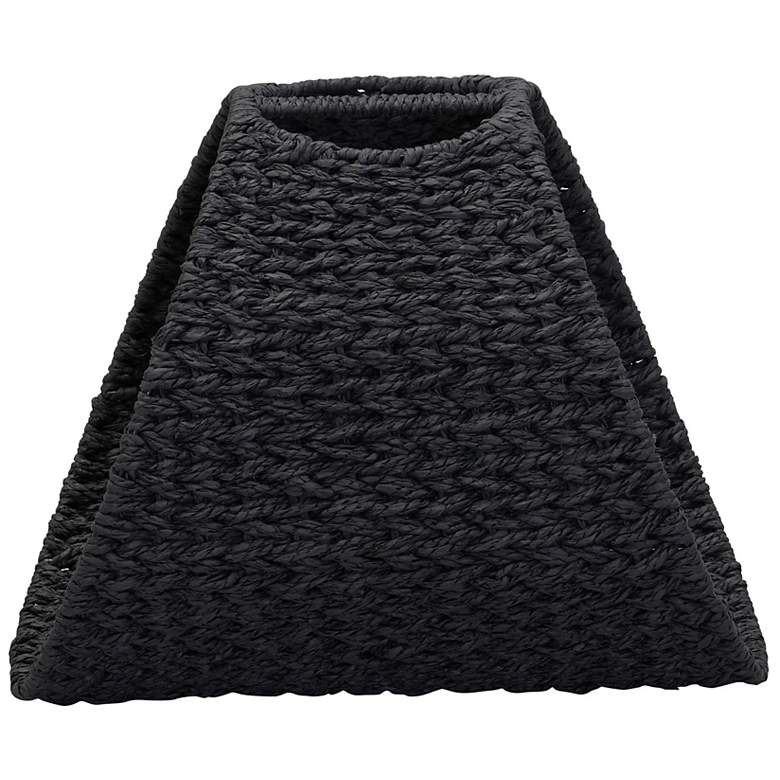 Image 7 Oval Magazine Rack, Black Paper Rope more views