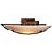 Oval Ondrian Left Stone Glass 17 3/4" Wide Wall Sconce