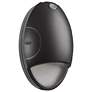 2_Oval Small Emergency Wall Pack LED CCT Selectable Photocell Black Finish more views