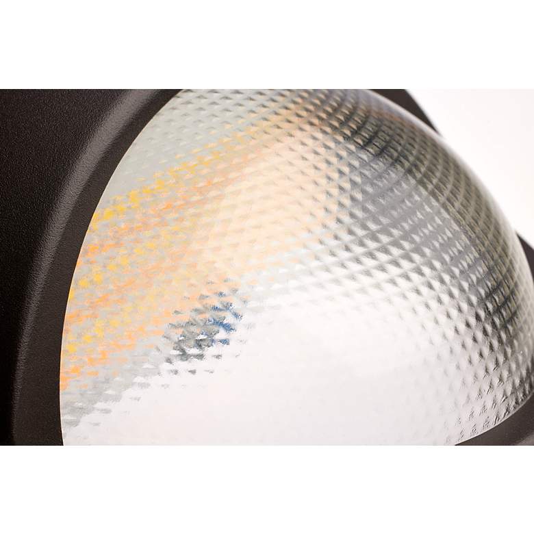 Image 7 Oval Small Emergency Wall Pack LED CCT Selectable Photocell Bronze more views