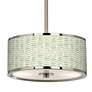 Oval Tempo Giclee Glow 10 1/4" Wide Pendant Light