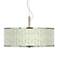 Oval Tempo Giclee Glow 20" Wide Pendant Light