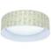 Oval Tempo Pattern 16" Wide LED Modern Round Ceiling Light