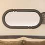 1_Oval Wood-Framed Wall Mirror