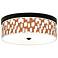Ovals II Giclee Energy Efficient Bronze Ceiling Light