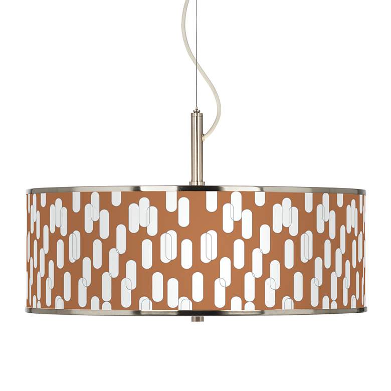 Image 1 Ovals II Giclee Glow 20" Wide Pendant Light
