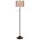 Ovals II Giclee Glow Bronze Club Floor Lamp