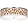Ovals II Giclee Nickel 20 1/4" Wide Ceiling Light