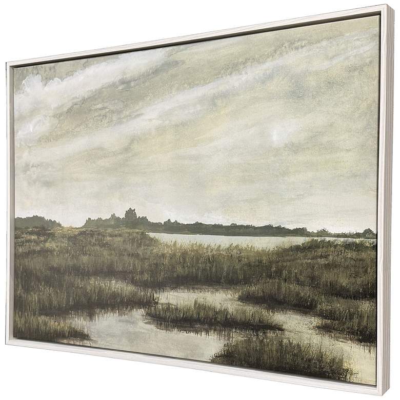 Image 2 Overcast Inlet I 50"W x 38"H Coastal Canvas more views