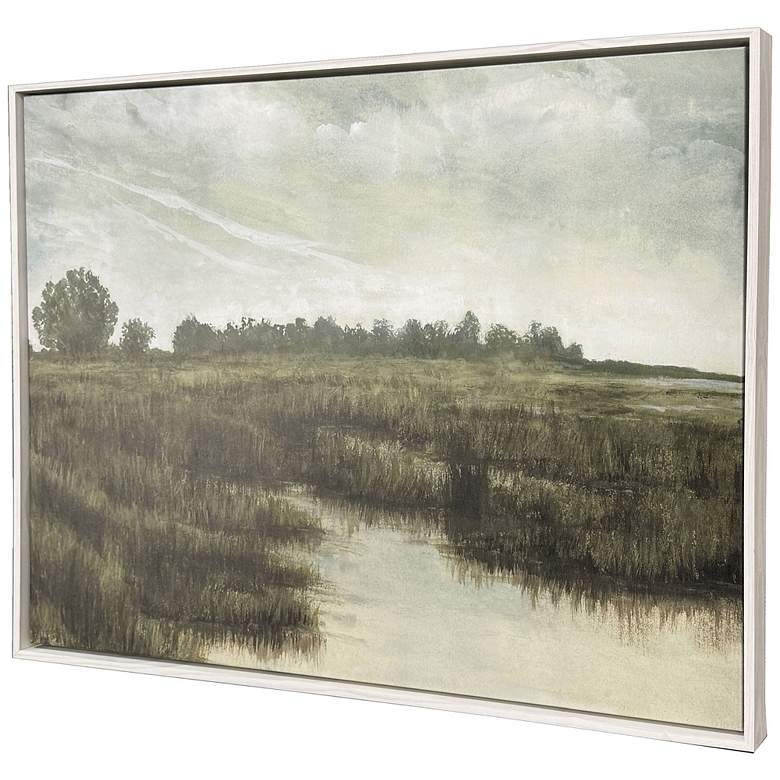 Image 2 Overcast Inlet II 50"W x 38"H Coastal Canvas more views