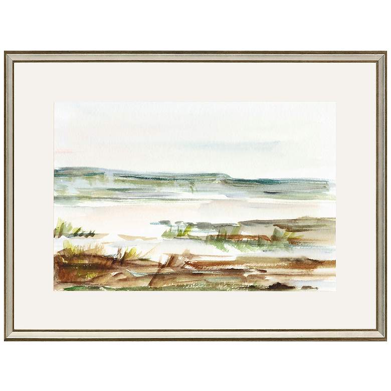 Image 1 Overcast Wetland II 32"W x 24"H Framed Art