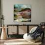 5_Overflow 42" Square Framed Giclee Canvas Wall Art more views