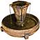 Overflowing Vase 28" High Relic Ebony Outdoor Fountain