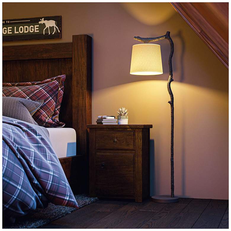 Image 3 Overhang 61" High Bronze Floor Lamp more views