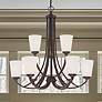 1_Overland Park 30" Wide Vintage Bronze 9-Light Chandelier