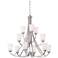 Overland Park 39" Wide Brushed Nickel 12-Light Chandelier