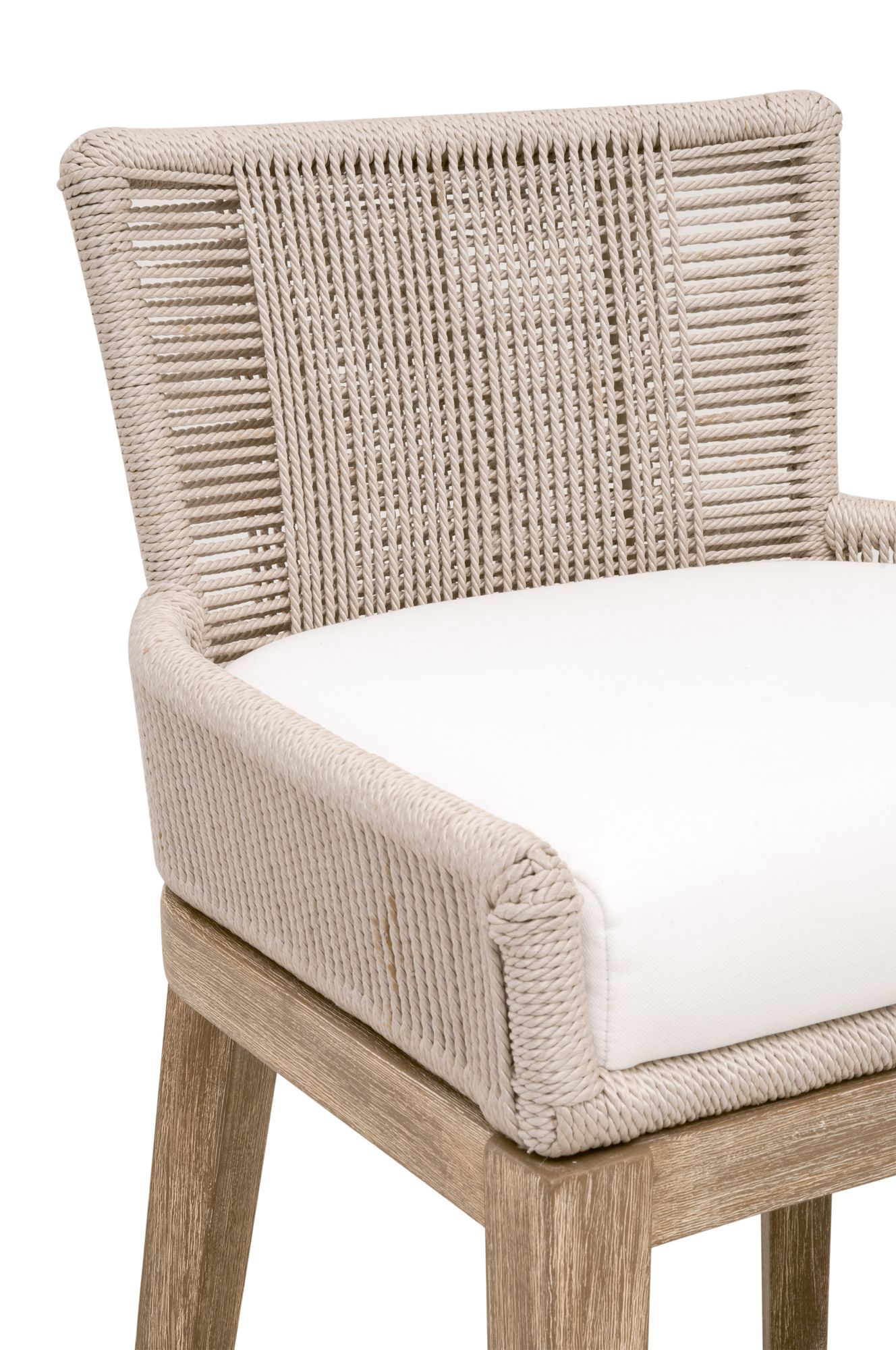 Image 7 Overlay 27" Natural Gray Mahogany Counter Stool more views