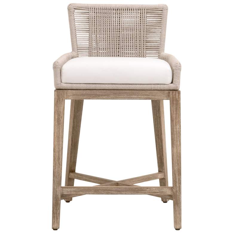 Image 1 Overlay Counter Stool, Oyster Twist Rope, LiveSmart Peyton-Pearl