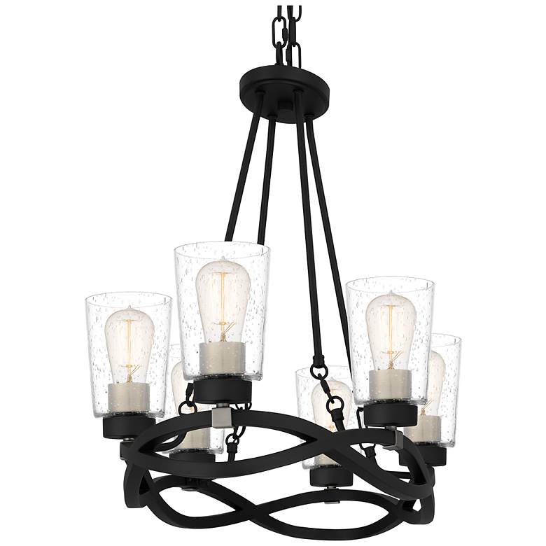 Image 5 Overlook 32 1/2"W Earth Black 6-Light Island Chandelier more views