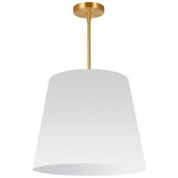 Oversized Drum 20" Wide Medium Tapered Drum White Shade Pendant