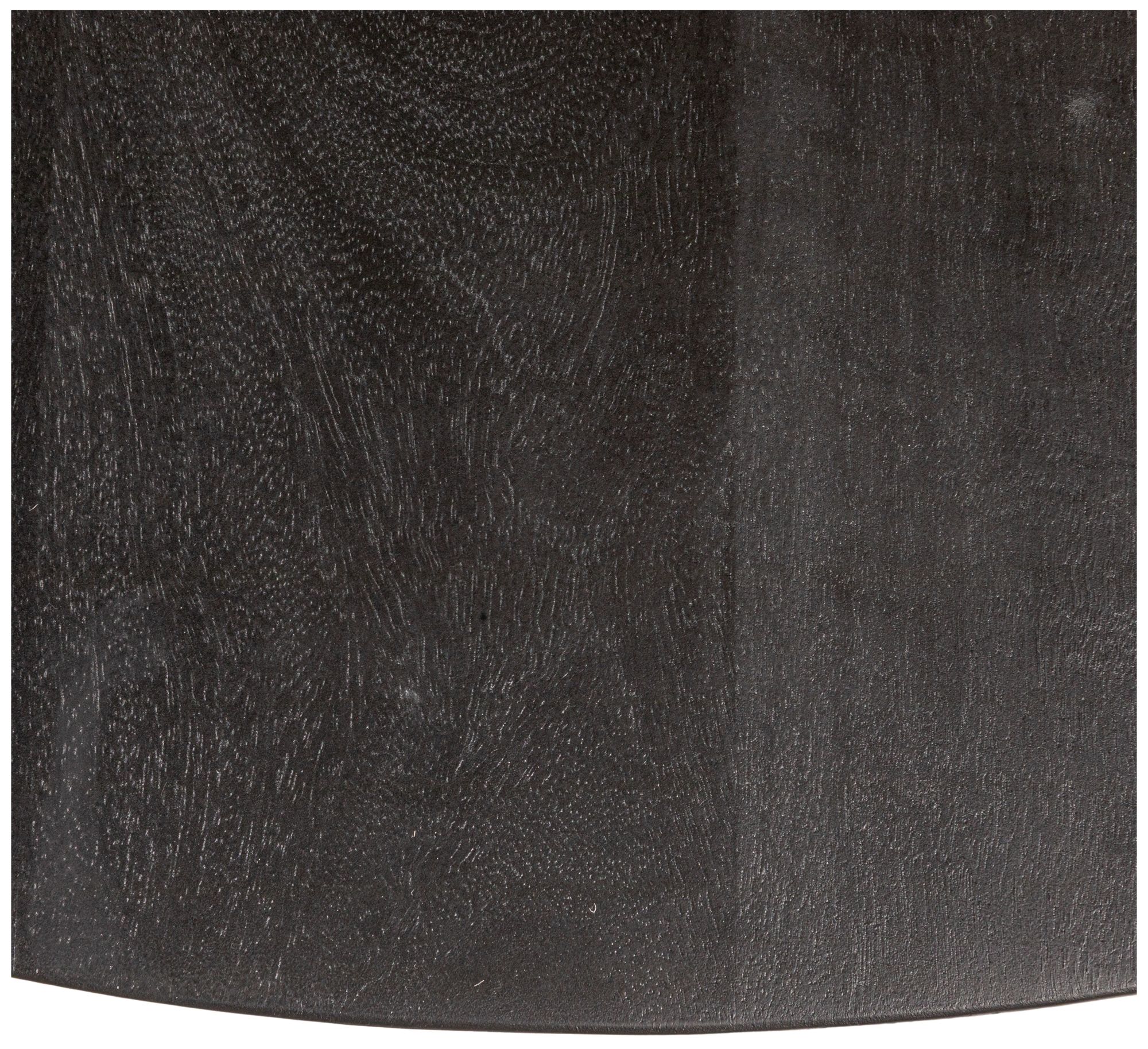Image 5 Oversized Round Mango Wood Coffee Table, Black Finish more views