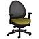 Ovo Green and Black Mesh Back Adjustable Office Chair