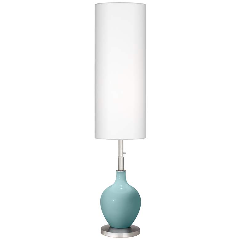 Image 1 Ovo Raindrop Blue Modern Floor Lamp
