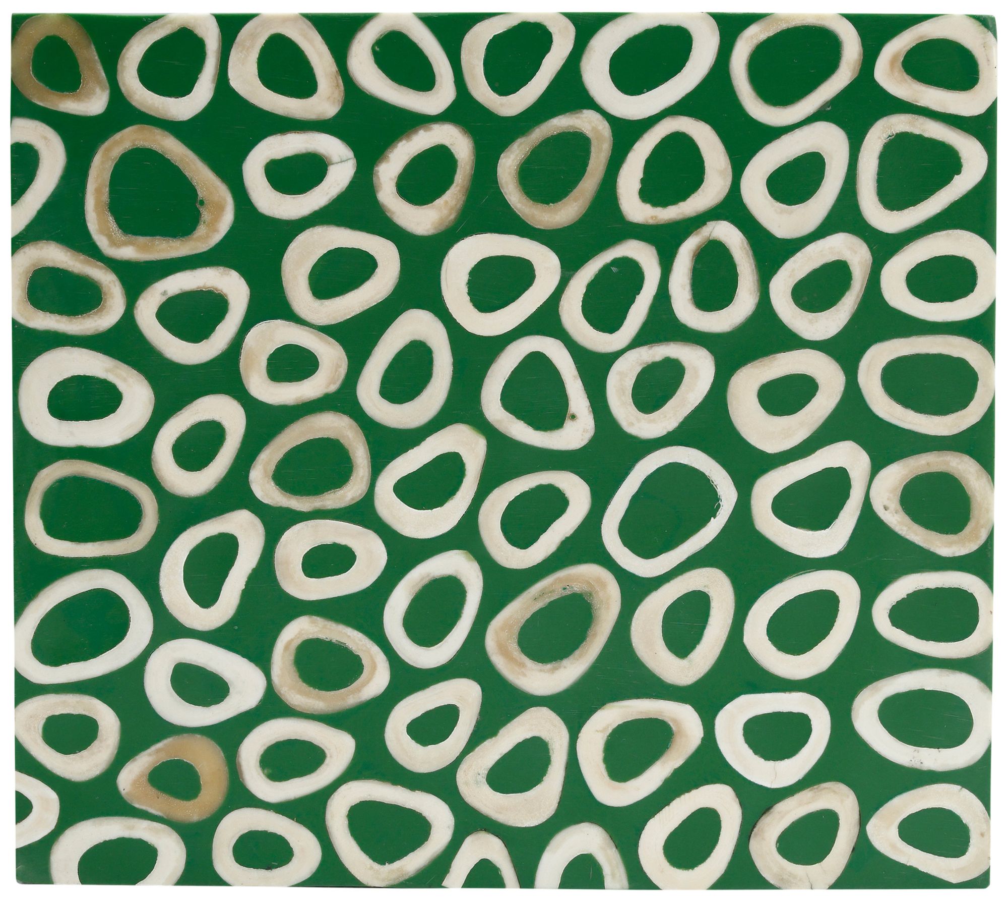 Image 6 Ovoid Green, White Rectangular Box - Set of 2 more views