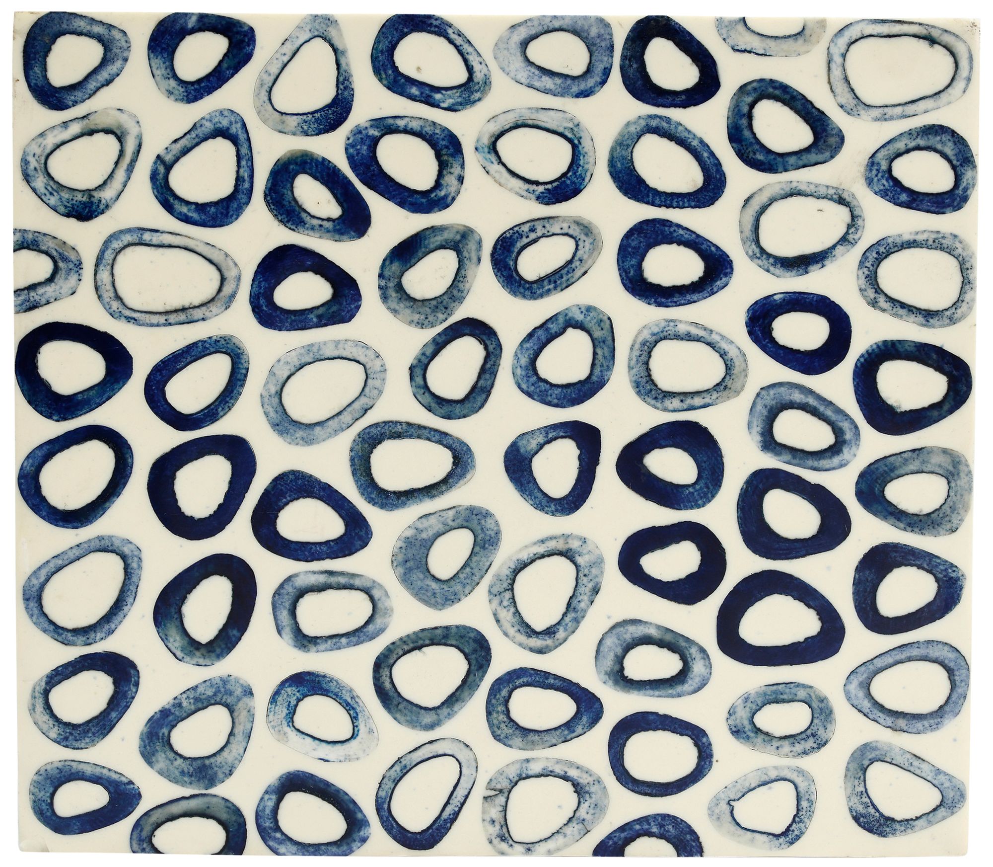 Image 7 Ovoid White, Blue Rectangular Box - Set of 2 more views