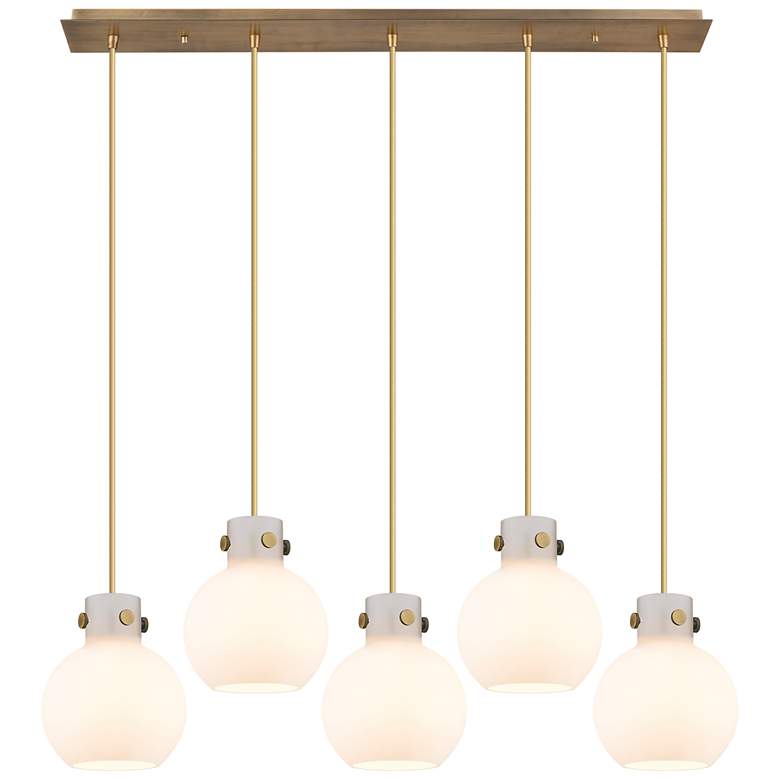 Image 1 Owego 12.63" Wide 3 Light Matte Black Multi Pendant With Clear Shade