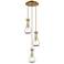 Owego 12 3/4" Wide Brushed Brass Multi-Light Pendant