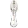 2_Owego 16 1/4" High Satin Nickel and Clear Glass Wall Sconce more views