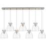 Owego 24.38" Wide 12 Light Matte Black Multi Pendant With Clear Shade