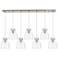 Owego 24.38" Wide 12 Light Matte Black Multi Pendant With Clear Shade
