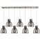 Owego 24.38" Wide 12 Light Matte Black Multi Pendant With Light Smoke