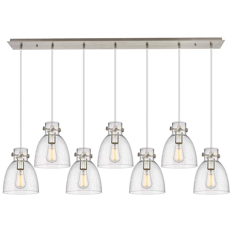 Image 1 Owego 24.38" Wide 12 Light Polished Nickel Multi Pendant With Clear Sh