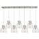 Owego 24.38" Wide 12 Light Polished Nickel Multi Pendant With Clear Sh