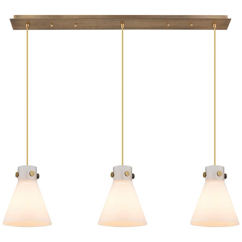 Image 1 Owego 24.38"W 12 Light Polished Nickel Multi Pendant w/ Light Smoke Sh