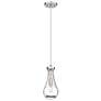 Owego 5" Wide Satin Nickel Mini Pendant with Clear Shade