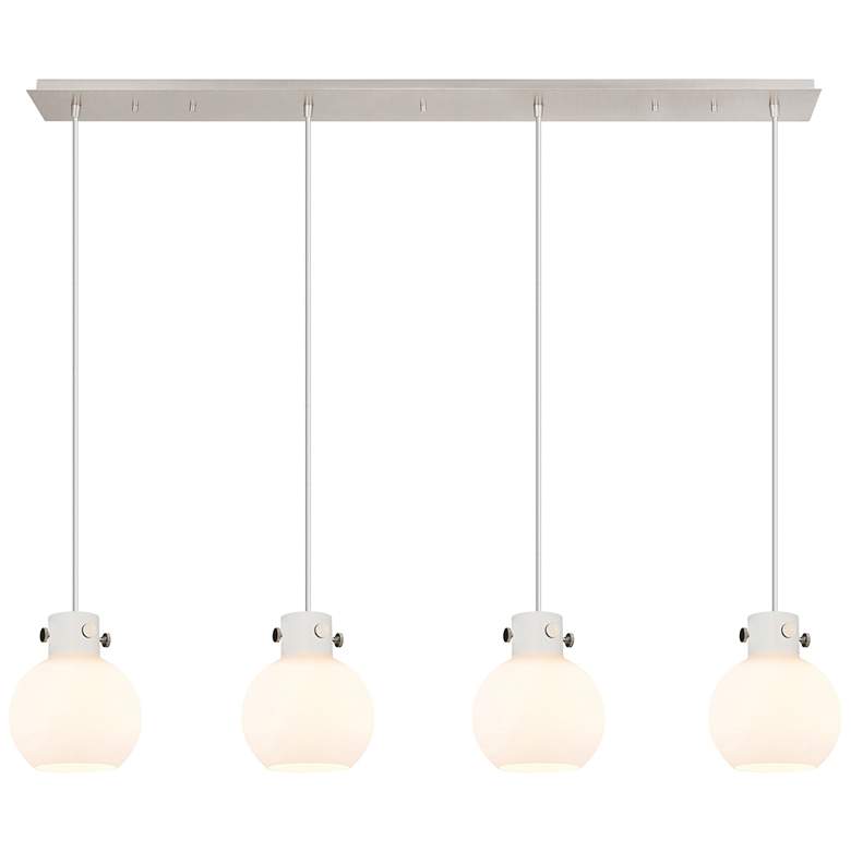 Image 1 Owego 6.38" Wide 6 Light Brushed Brass Multi Pendant With Light Smoke